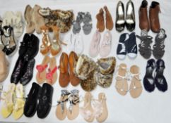 40 x Assorted Pairs Of Ladies Shoes - Various Styles & Sizes – Box2013 - Ref: