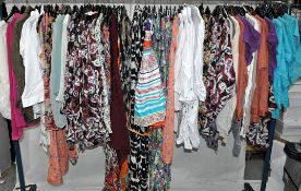 80 x Assorted Items Of Ladies Clothing – Box2063 – Includes A Varied Mix Of Tops & Dresses - Sizes