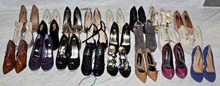 24 x Assorted Pairs Of Ladies Shoes – Box2059 – Mainly Sizes 7 & 8 – Huge Resale Potential -