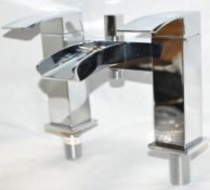 1 x Bath Shower Mixer – Includes Square Shower Kit – Used Commercial Samples – Fittings Not Included