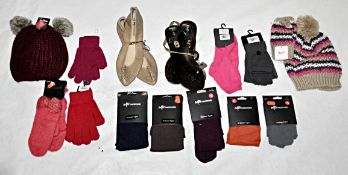 70 x Items Of Assorted Women's / Girls Fashion Accessories – Box2037 – Inc. Socks , Gloves, Shoes,