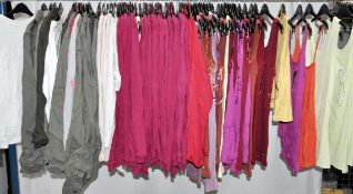 74 x Assorted Items Of Ladies Clothing – Box2065 – Includes Tops, Jumpers, Vests, T-shirts - Sizes