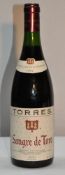 1 x Torres Sangre De Toro Red Wine - Spanish Wine - Vintage 1994 - Bottle Size 75cl - Volume 13% -