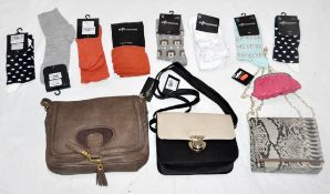 60 x Items Of Assorted Women's / Girls Fashion Accessories – Box2035 – Inc. Bags, Socks, Etc –