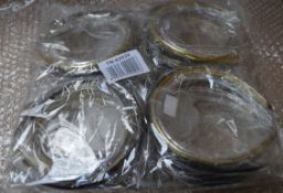 132 x Hair Essentials Plastic Hair Band Sets - Each Set Includes 4 Different Coloured Headbands -