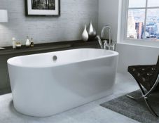 1 x Kingston Designer Modern Freestanding Bath - Perfect For The Modern Home - Will Enhance Any