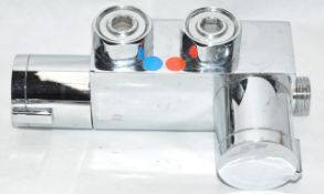 1x Douche with Mini Thermostat Valve Mixing Taps – Multiple Parts - Used Commercial Samples –