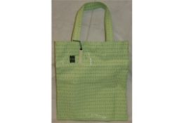 48 x Miso Summer Shopper Bags - Pistachio Colour - Size 35x25 cms - Hardwearing With Internal Lining