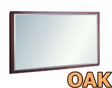 1 x Vogue ARC Bathroom Wall Mirror - PLEASE NOTE THIS UNIT IS FINISHED IN OAK - Series 1