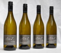 4 x A to Z Wineworks Chardonnay, Oregon, USA – 2009 – Bottle Sizes 75cl - Volume 13.5% - Ref W1192 -