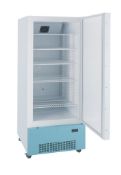 1 x Lec PG1607 Large Glass Door Pharmacy, Medical Fridge in White M-GRADE, 444 Litres – Ref: