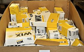 **Pallet Job Lot** Approx 73 x Assorted Wix Air, Fuel & Pollen Filters – Wix022 – 15 Different