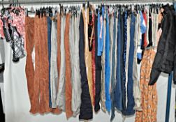 75 x Assorted Items Of Ladies Clothing - Box2061 – Pants, Jeans, Coats & Swimming Costumes - Sizes