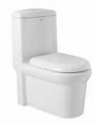 1 x Vogue Bathrooms ZAROS One Piece Toilet Pan and Cistern - Contemporary White Ceramic Bathroom