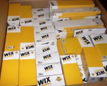**Pallet Job Lot** Approx 116 x Assorted Wix Air & Pollen Filters – Wix036 – 11 Different Models