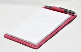 25 x Genuine Fine Leather Jotters by ICE London – EGW-6004-PK - Colour: Pink – Each Include Note
