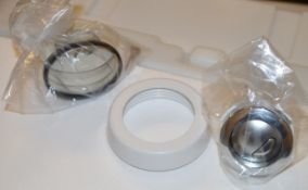 1 x Venizia BTW Toilet Pan Unit in White Gloss With Concealed Cistern - 500mm Width - Includes