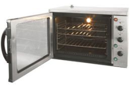 1 x Burco CTCO01 Commercial Convection Oven in Stainless Steel – M-GRADE – Ref: FA1748 – CL053 –