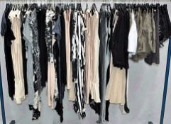 75 x Assorted Items Of Ladies Clothing - New With Tags – Lot Includes Dresses, Skirts & Tops - Sizes