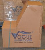 1 x Vogue Bathrooms DECO One Piece Toilet Pan and Cistern - Contemporary White Ceramic Bathroom