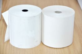 85+ Till Rolls Receipts – 2 Diffent Sizes Supplied (76x76mm / 80x80mm) – New / Unused Stock -