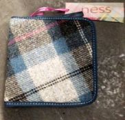 25 x Ness CD Cases - CL008 – Features An Attractive Blue Tartan Design – RRP £13.00 Each. All