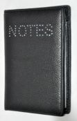 35 x Genuine Fine Leather Note Books With Swarovski Elements By ICE London - EGW-6011-BK - Fits