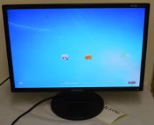 1 x Samsung SyncMaster 2243 Flatscreen Monitor - 22 Inch - 1680 x 1050 Resolution - Working