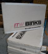 8 x ITW Binks Disposable Spraybooth Filters - Unused Boxed Stock - CL011 - Size: 90 x 924 -