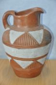 1 x Earthenware Ceramic Water Jug – Pre-owned, Great Condition With No Damage Or Major Wear  - Ref :