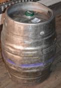 1 x Beer Keg CARLSBERG LAGER - Full Unused Keg - Best Before 15 March 2015 - See Images For