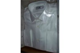 1 x Mayfair Shirts London - Finest Pure Cotton Mens Handmade Shirt - See Pictures For Style -Size 15