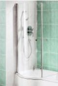 1 x Niagara Sanelle / Suriya Shower Bath Screen - Type SCNSSOBLCHRO - New Boxed Stock - CL010 -