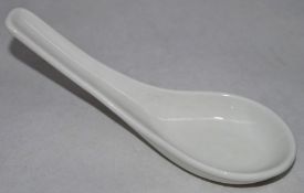 50 x Porcelain Chinese Spoons - Pre Owned - CL100 - Ref WC20 - Location: Altrincham WA14