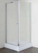 1 x MANHATTAN M1 Contract Pivot Hinged Door Enclosure – 900 x 1830mm – Includes Door & Side