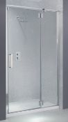 1 x MANHATTAN Minimal 800mm “Alcove” Hinged Shower Door – 800 x 2005mm – LEFT HAND – Ref: