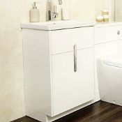 1 x Dovcor Tolima 500 Down to Floor Vanity Unit (2 drawers, soft close) – Water Resistant -