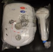 1 X Titan T100EM Care Electric Shower and Shower Head - Unused Stock - Includes the Electric