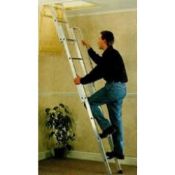 1 x Youngman Easiway 3 Section Aluminium Sliding Loft Ladder 320 cms Extended Height - CL105 -