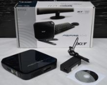 1 x Acer Aspire R3700 Ultra Small Form Factor Desktop Computer - Intel Atom Dual Core Processor, 4gb
