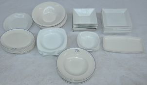 44 x Item Of Assorted Crockery - Includes Dishes Of Varying Size - Various Designs - Pre-owned In