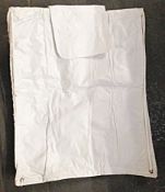 20 x white  PVC Drawstring Bags - CL008 - Location: Bury BL9We Have Here For Auction TWENTY PVC