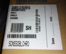 1 x Niagara Sanelle / Suriya Shower Bath Screen - Chrome Finish - Type SCNSSOBLCHRO - New Boxed