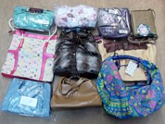 10 x Assorted Branded & Designer Handbags – Includes Red Or Dead, Zandra Rhodes & Playboy – Includes