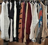 30 x Items Of Assorted Women's Clothing – Box2210 – Includes A Varied Mix Of Tops, Cardigans &