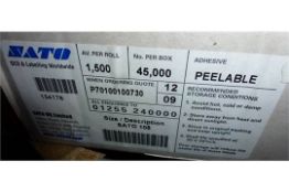 1 x Sato Samark 26 Hand Held Labeller - Includes 45,000 Peelable Price Labels - Ideal For Convenient