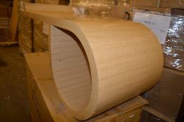 1 x Vogue ARC Wall Mounted Bathroom Vanity Unit - OAK - Type 1A 1200mm - Manufactured to the Highest