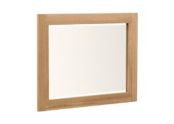 1 x Mark Webster Buckingham Wall Mirror  - White Wash Oak With a Timeless Design - Full of Character