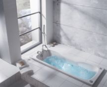 1 x Kudos Single End Inset Bath Tub - Vogue Bathrooms - 1800x800mm - Brand New Stock - Ref P6 - High