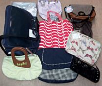 10 x Assorted Branded & Designer Handbags – Includes Zandra Rhodes & Paul Smith – Includes Rare